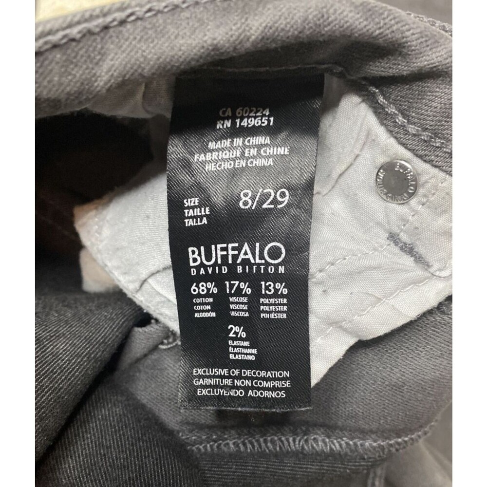 Buffalo David Bitton Women's Skinny Jean 8/29 Black - Picture 6 of 6